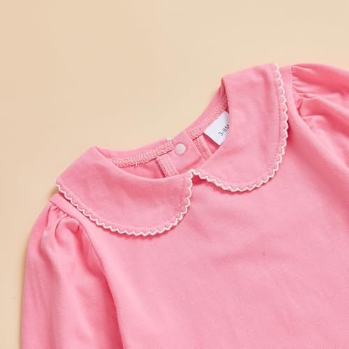 Baby Coming Home Outfit Boy Girl Plain Long Sleeve Romper Jumpsuit - Image 4