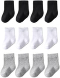 Baby Crew Socks Baby Newborn Socks 12-Pack Baby Sock 0-3/3-6 Months Infant by Marchare