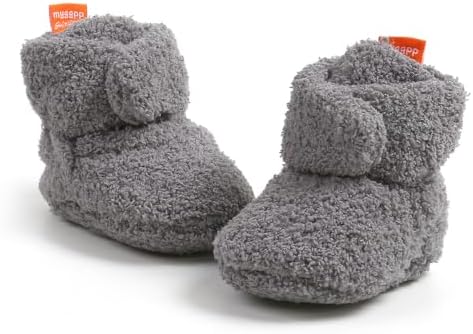Baby Booties Cozy Fleece Slippers Soft Baby Shoes - Image 3