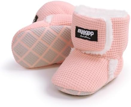 Ohwawadi Infant Baby Boots Boys Girls Cozy Fleece Slippers Snow Boots Winter by Ohwawadi