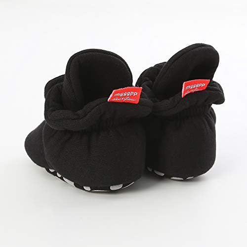HsdsBebe Unisex Newborn Baby Cotton Booties Non-Slip Sole - Image 5