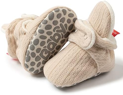 HsdsBebe Unisex Newborn Baby Cotton Booties Non-Slip Sole by HsdsBebe