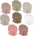 8Pack Newborn Baby Muslin Mittens No Scratch Elastic Wrist Soft Gloves Bulk by Unknown