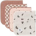 Parker Baby Co. Large 100% Cotton Muslin Burp Cloths, soft burping cloths by ParkerBabyCo