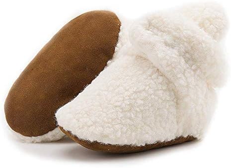 HsdsBebe Unisex Newborn Baby Cotton Booties Non-Slip Sole by HsdsBebe