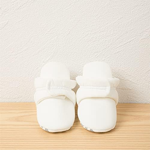 Meckior Newborn Infant Baby Girls Boys Warm Fleece Winter Booties First Walkers - Image 3