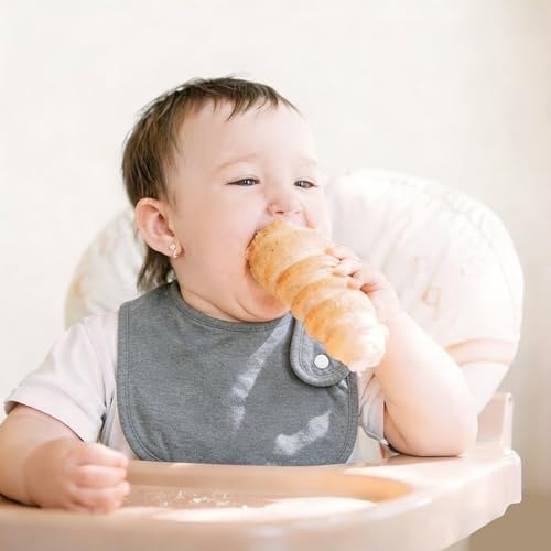 Waterproof Baby Bibs for Boys & Girls Soft and Absorbent Bandana Drool Bibs Set - Image 4