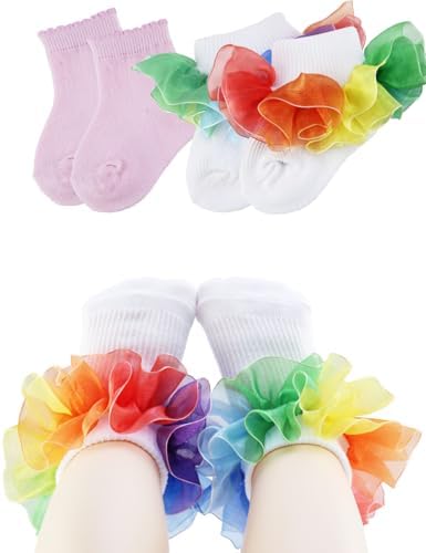 PrinceSasa Little Baby Girl Princess Lace Ruffles Socks Set by PrinceSasa
