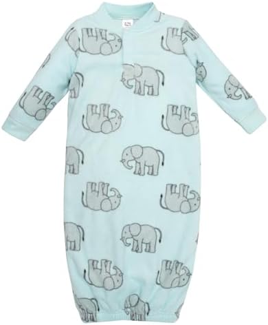 Hudson Baby Unisex Baby Fleece Gowns - Image 3