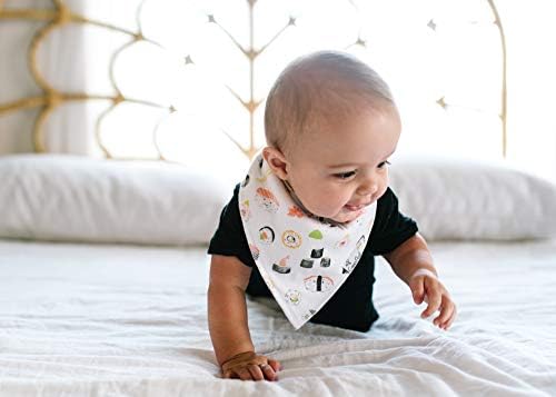 Copper Pearl Baby Bibs 4 Pack, Printed Bandana Drool Bibs - Image 6