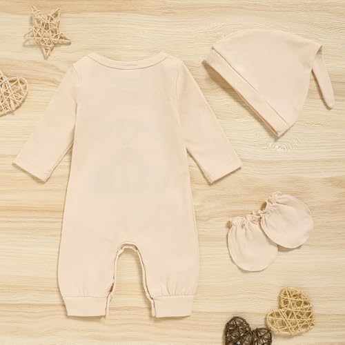 GRNSHTS Newborn Baby Boy Romper Coming Home Outfits Letter Print Bodysuit - Image 4