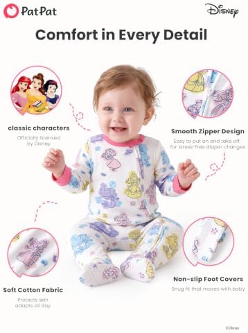 Disney Baby Boys Zip One-Piece Non-Slip Footie Romper - Image 6