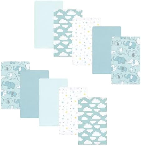 Luvable Friends Hudson Baby Flannel Burp Cloths 10pk by Luvable+Friends