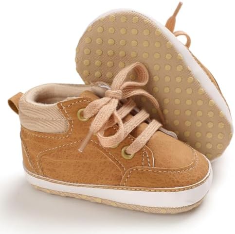 Baby Boys Girls Booties Fleece Anti-Slip Soft Sole Boots Toddler First Walker - Image 5