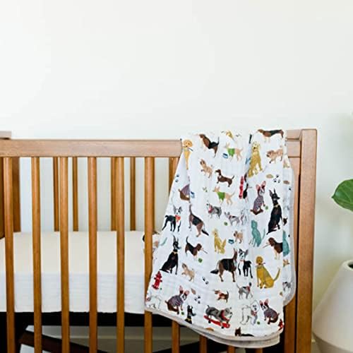Little Unicorn Muslin Quilt Blanket | 100% Cotton Soft Multi-Layered Muslin - Image 7