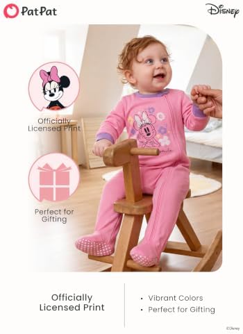 Disney Baby Boys Zip One-Piece Non-Slip Footie Romper - Image 3