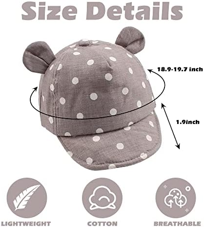 JANGANNSA Baby Duck Cap Infant Kids Sun Hat Bear Cute Cartoon Caps Spring Summer - Image 6