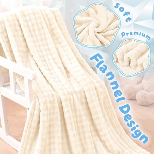 Fleece Baby Blanket for Girls Boys, Soft Cozy Cute Infant Toddler Receiving - Image 6