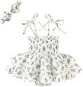 YOUNGER TREE Baby Girl Clothes Infant Summer Romper Dress Sleeveless Bodysuit by YOUNGERTREE