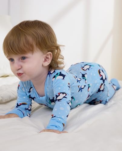 babee Reshinee Bamboo Viscose Baby Footie Pajama, Zipper Sleeper Boys Girls - Image 6