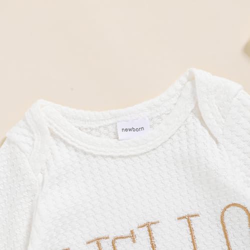 GRNSHTS Newborn Baby Boy Romper Coming Home Outfits Letter Print Bodysuit - Image 4
