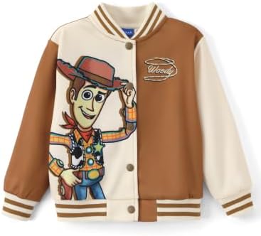 Disney Bomber Jacket Spider Man Marvel Toy Story Cars Varsity Cardigan2-13Y by Disney