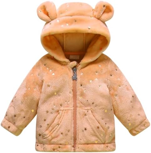 Baby Girl Winter Fleece Coat Toddler Boy Warm Jacket Infant Sweater Outwear by MOKITONI
