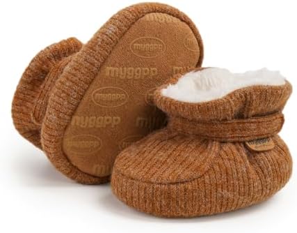 HsdsBebe Unisex Newborn Baby Cotton Booties Non-Slip Sole - Image 4