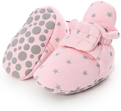 HsdsBebe Unisex Newborn Baby Cotton Booties Non-Slip Sole by HsdsBebe