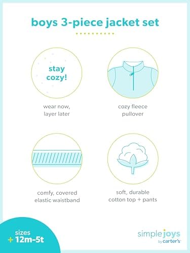 Simple Joys by Carter's Baby Boys 3-piece Playwear Set - Image 6