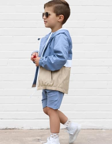 MERSARIPHY Toddler Boy Hoodies Jacket Baby Boy Lightweight Zip Up Coat - Image 7