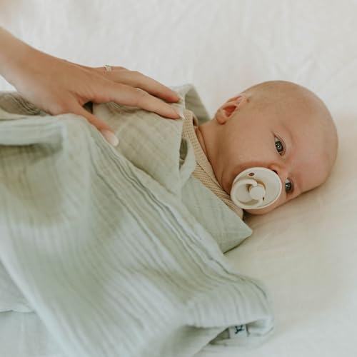 Little Unicorn Muslin Swaddle Blanket - Image 6
