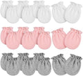 Vabean 12 Pairs Preemie Baby Mittens No Scratch Cotton Premature Baby Gloves by Vabean