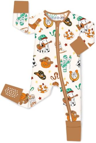 babee Reshinee Bamboo Viscose Baby Footie Pajama, Zipper Sleeper Boys Girls by babeeReshinee