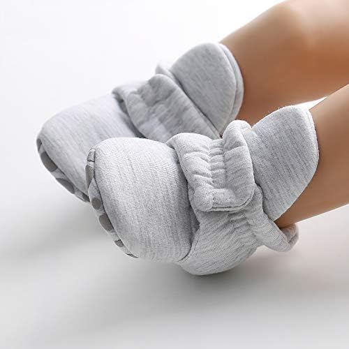 HsdsBebe Unisex Newborn Baby Cotton Booties Non-Slip Sole - Image 2
