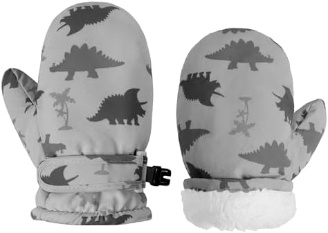 Toddler Mittens Lined Fleece Snow Gloves by Fynnsure
