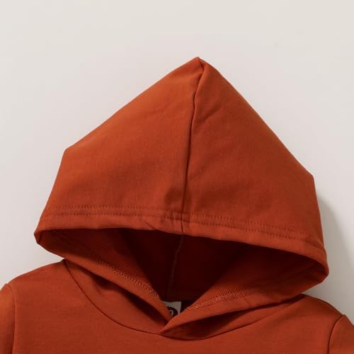 Happy Town Baby Fall Outfits for Girl Boy Long Sleeve Hoodie Top and Long - Image 4