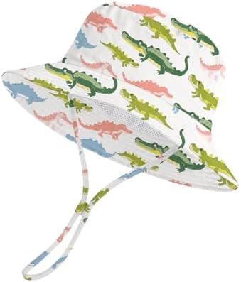 Toddler Bucket Hats UPF 50+ Baby Sun Hat Adjustable Kids Sun Protection Summer by MACOWCF