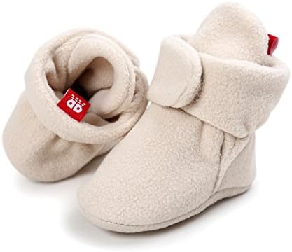 HsdsBebe Unisex Newborn Baby Cotton Booties Non-Slip Sole - Image 4
