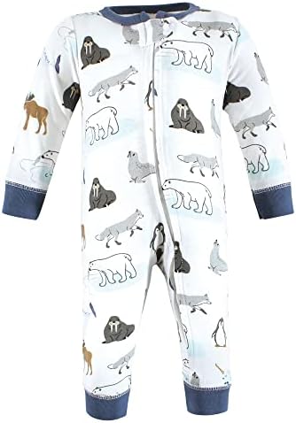 Hudson Baby Unisex Baby Cotton Sleep and Play - Image 3