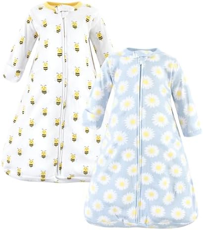 Hudson Baby Unisex Baby Cotton Long-Sleeve Wearable Sleeping Bag by HudsonBaby