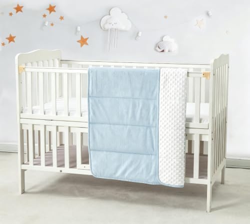 CREVENT Minky Baby Quilt Blanket - Image 4