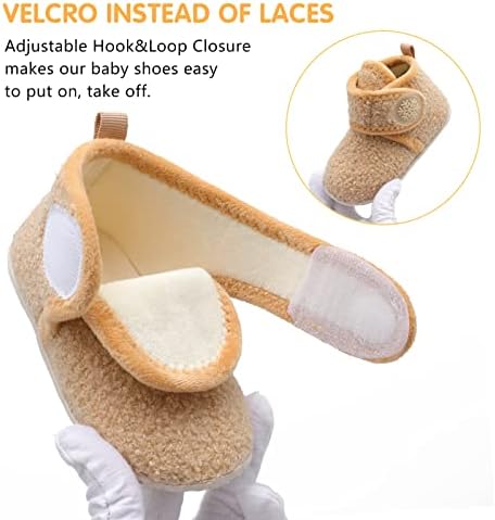 FEETCITY Baby Booties Girls Boys Infant Slippers First Walkers Shoes Warm Socks - Image 4