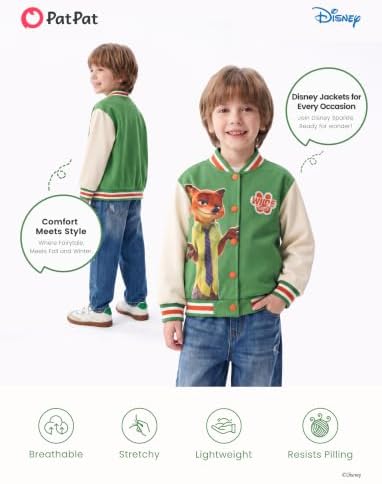 Disney Bomber Jacket Spider Man Marvel Toy Story Cars Varsity Cardigan2-13Y - Image 7
