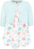 Hudson Baby Infant and Toddler Girls Cotton Dress and Cardigan Set by HudsonBaby