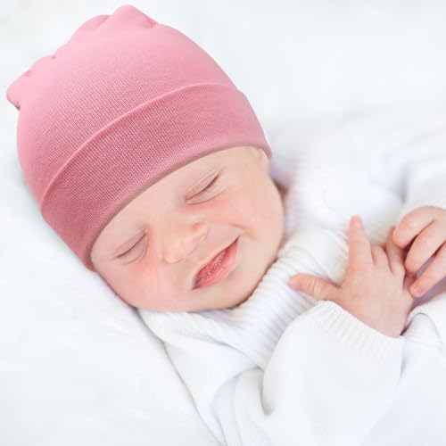 Newborn Baby Hats and Mittens Set Infant Beanie Cap Toddler Gloves Newborn - Image 4