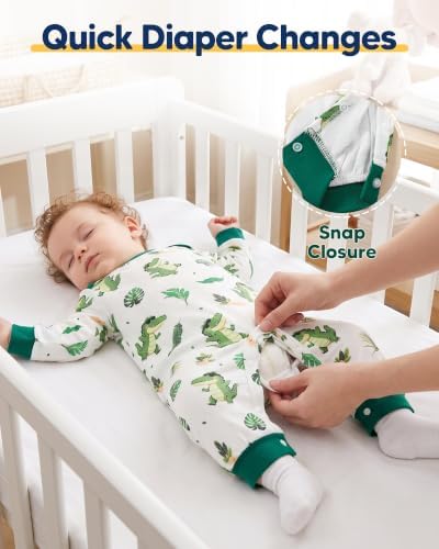 NZRVAWS Newborn Baby Boy Clothes Infant Romper 2-Pack outfit Cute Pattern - Image 3
