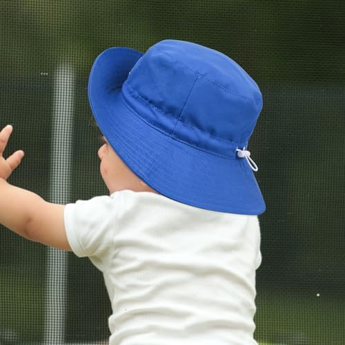 Baby Toddler Sun Hat, Kids Summer UPF 50+ Foldable Beach Bucket Hat - Image 3
