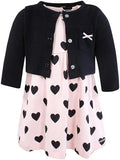 Hudson Baby Infant and Toddler Girls Cotton Dress and Cardigan Set by HudsonBaby