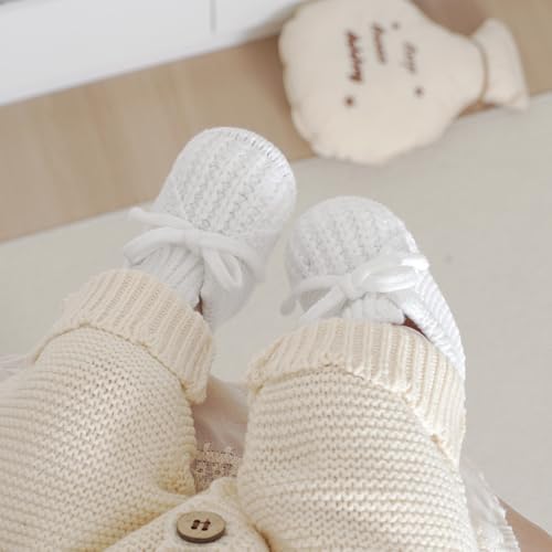 Baby Booties with Hat Set - Image 6